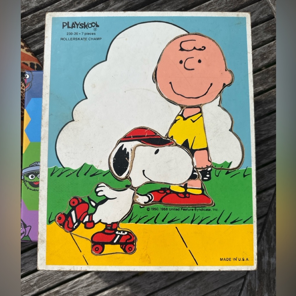 Charlie Brown and Snoopy Vintage Puzzle